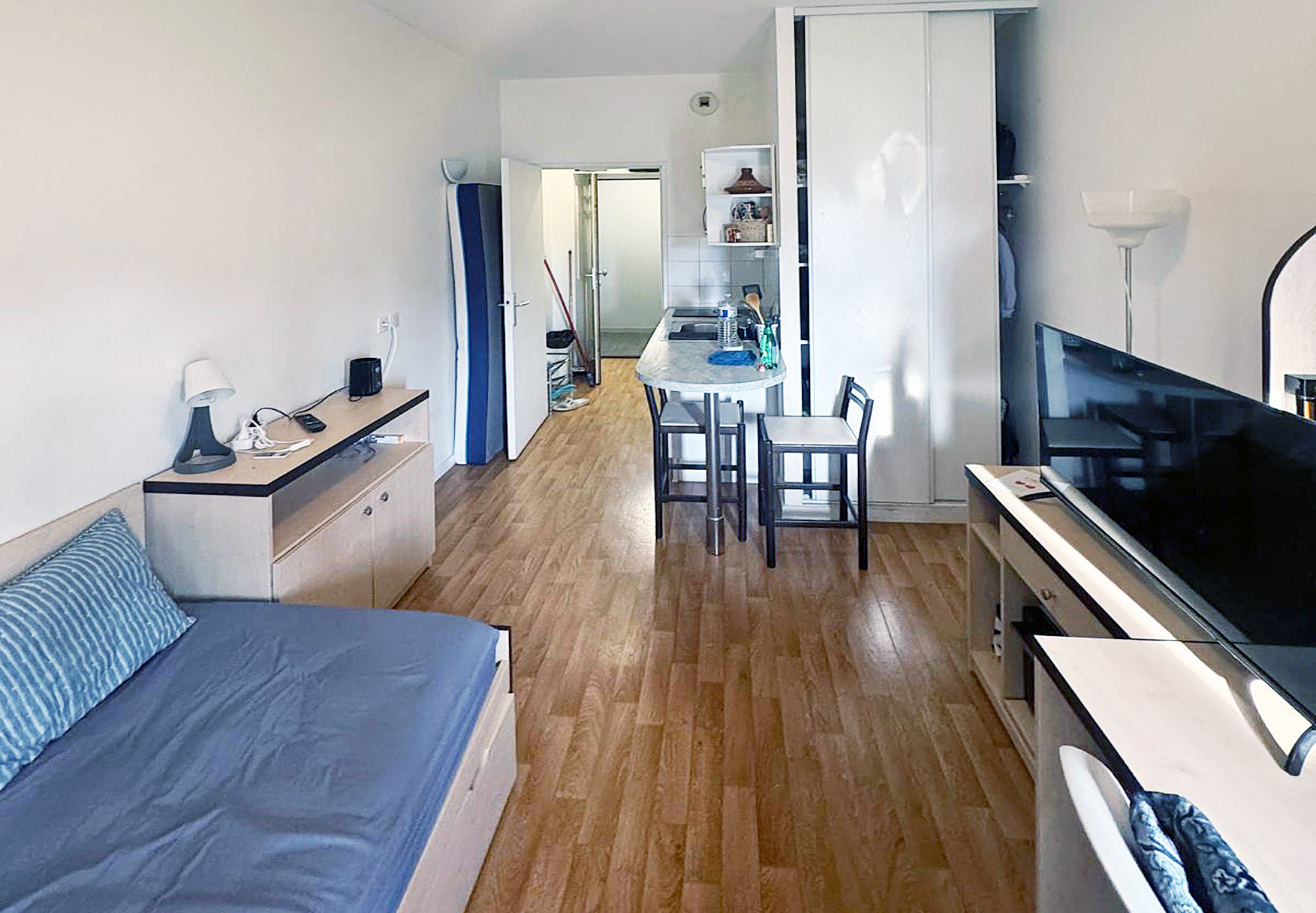 CRETEIL UNIVERSITE | LAC DE CRETEIL | STUDIO | 18m² | 1 SEJOUR | REZ-DE-JARDIN | SANS VIS-À-VIS